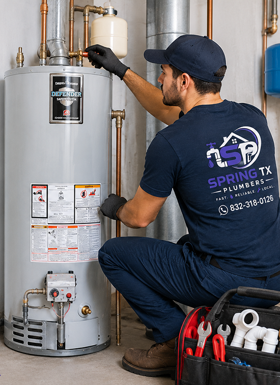 Premium water heater installation