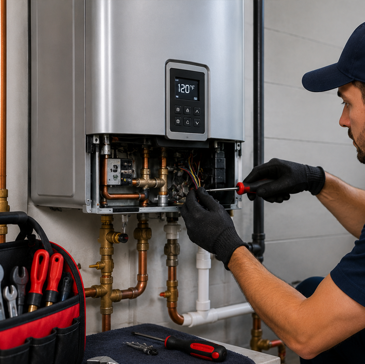 Tankless water heater repair